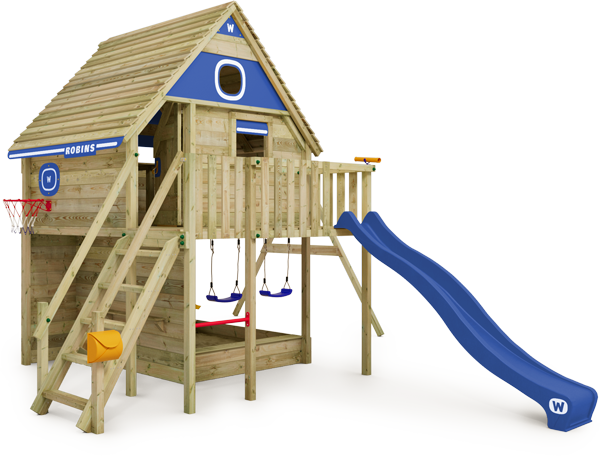 Детска къща с веранда Wickey Smart FamilyHouse