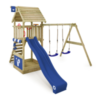 Детски център за игра с дървен покрив Wickey Smart Shelter  814196_k
