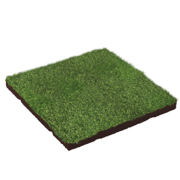 Ударопоглъщаща настилка 50x50x2,5 см изкуствена трева  620643