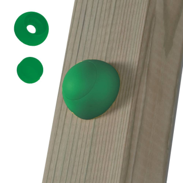 Пластмасови- покривалки 10 мм (20 броя) Зелен 620870