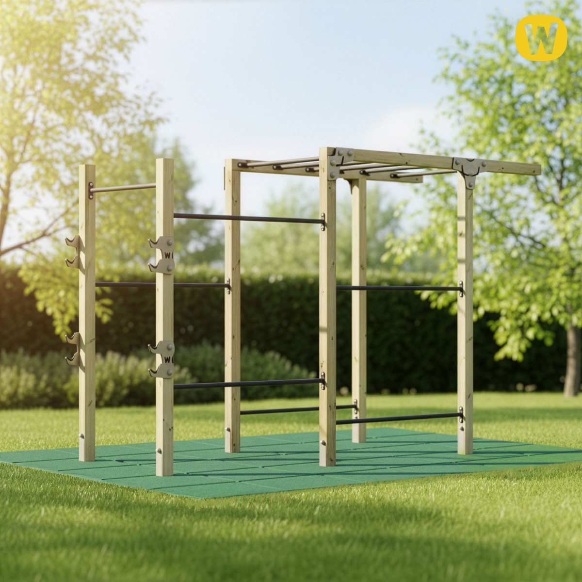 Удароабсорбираща плоча 50x50x3 см 621705