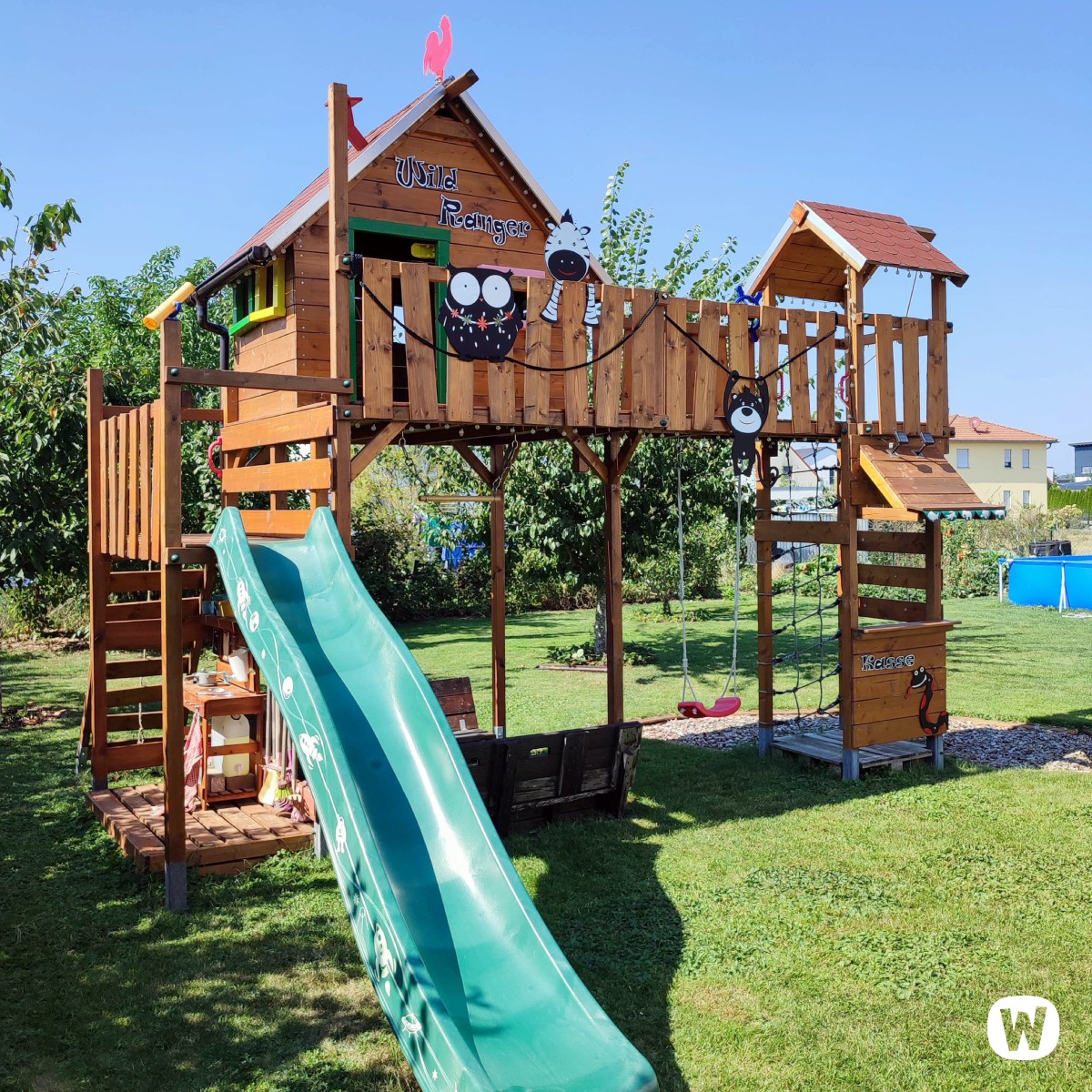 Детска къща с веранда Wickey Smart Ranger 814139_k
