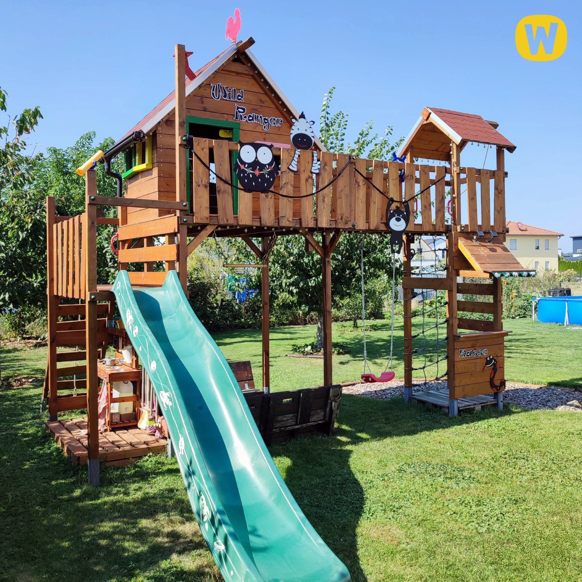 Детска къща с веранда Wickey Smart Ranger 814139_k