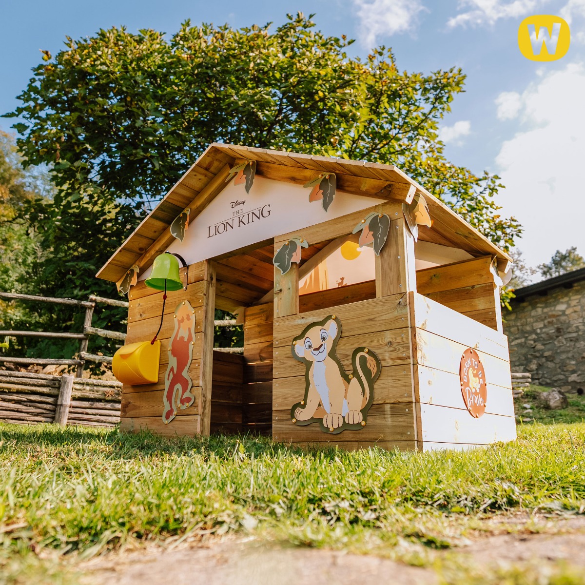 Disney Цар Лъв - Hostel детска къщичка Wickey 835318_k