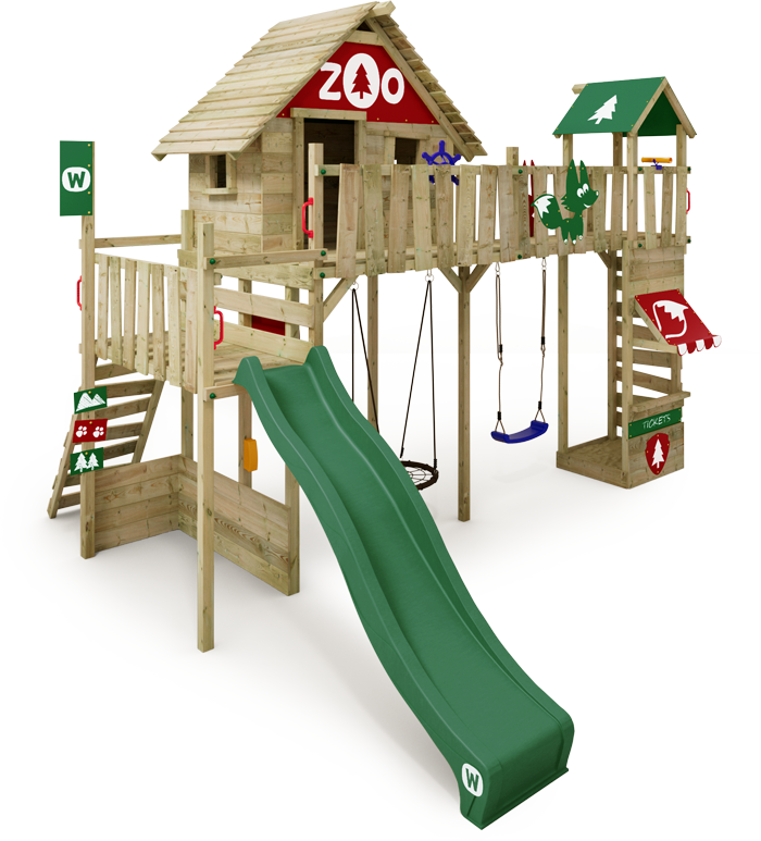 Детска къща с веранда Wickey Smart Ranger