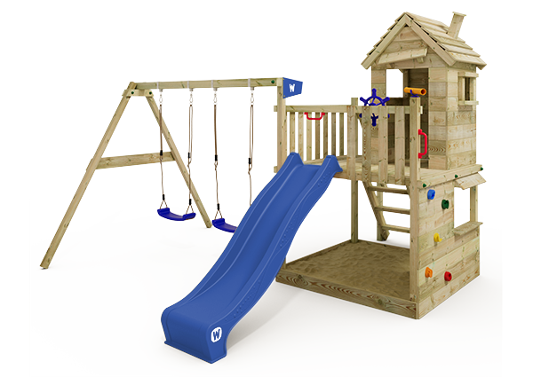 Детски център за игра Wickey Smart Chalet със стълба