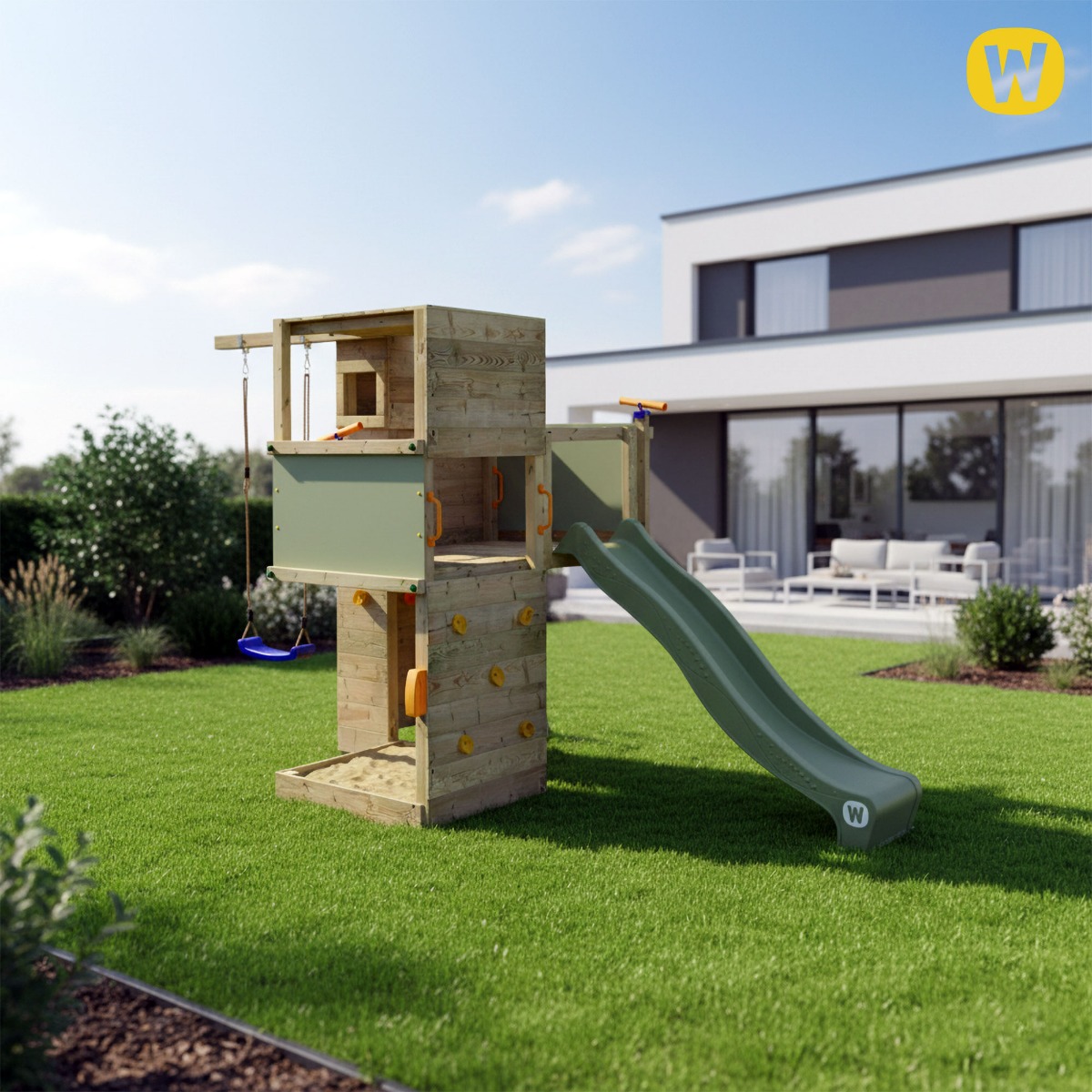 Площадка за катерене Wickey Smart Cube 811820_k