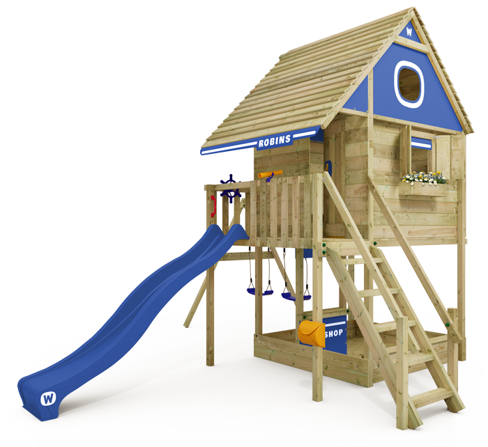 Детска къща с веранда Wickey Smart RiverHouse