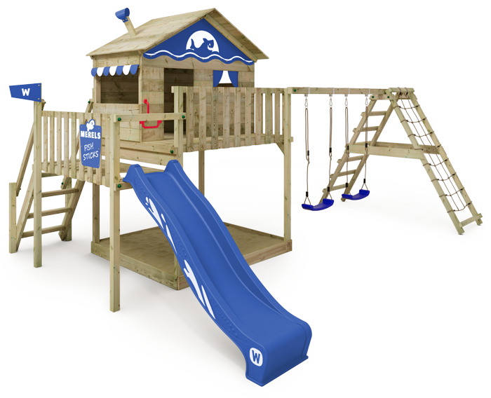 Детска къща с веранда Wickey Smart Seastar