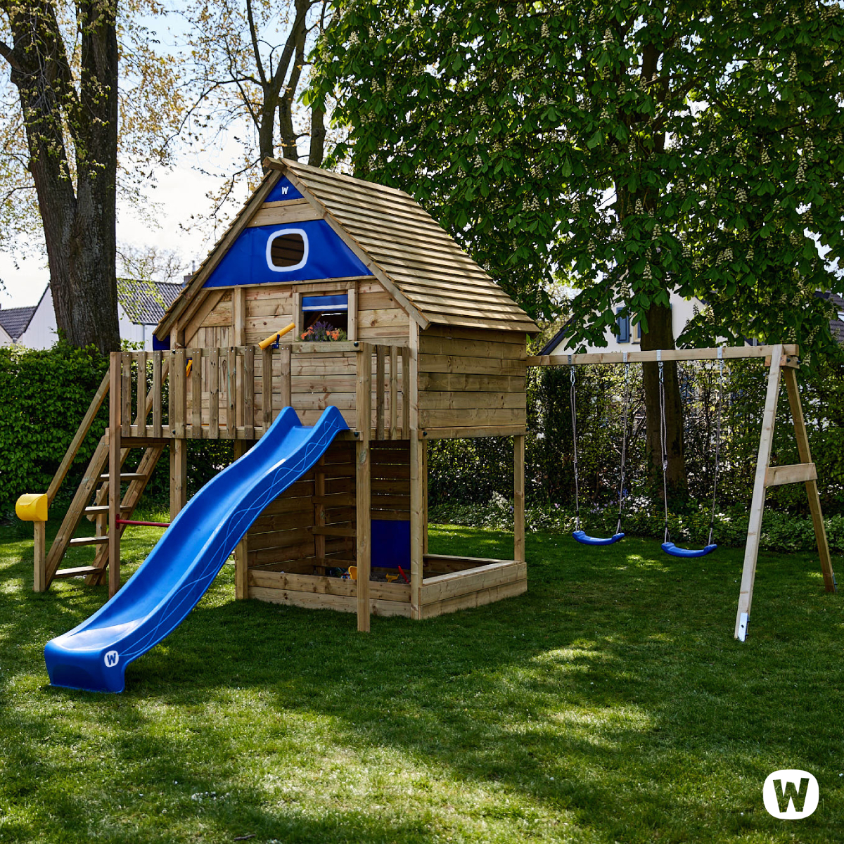 Детска къща с веранда Wickey Smart FamilyHouse 828120_k